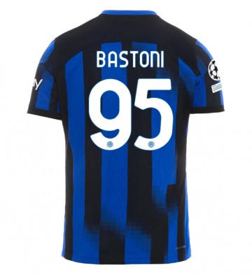 Inter Milan Alessandro Bastoni #95 Hemmatröja 2023-24 Kortärmad